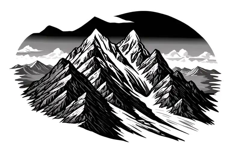 Mountain Peak Ranges