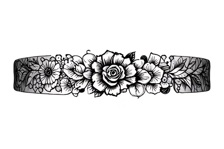 Bracelet Tattoo Wrist With Motifs By Alice In Wonderland