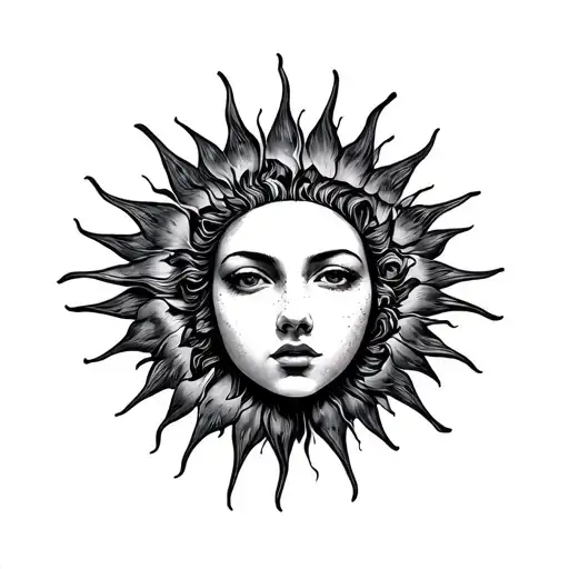 Sun Shining Without Any Face Inside