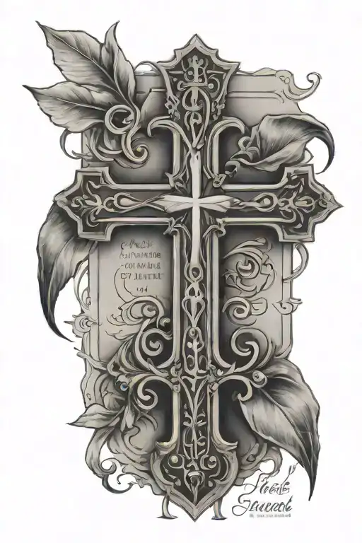 Cross And Girl Eye And Bible Verse