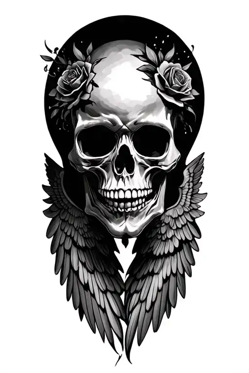 Dead Head With Wings