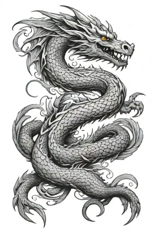 Dragon In Infinity Position