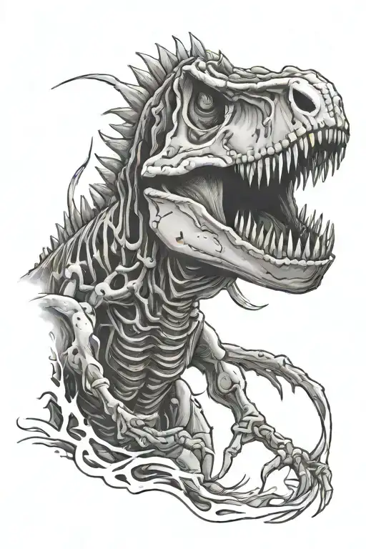 Dinosaur T-rex Skeleton
