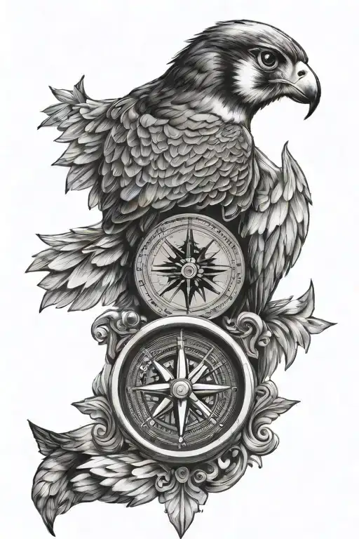 Peregrine And Compass Design