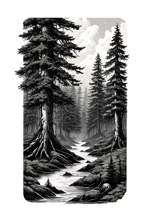 Thick Forest Landscape