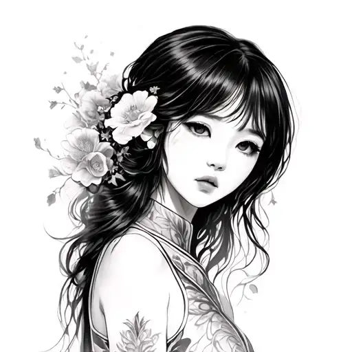 Japanese Girl Anxiety