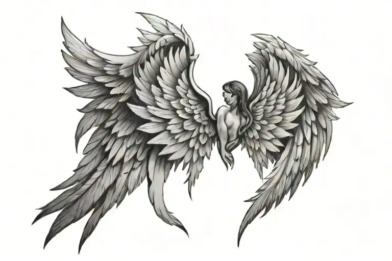 Angel Wings Surrounded