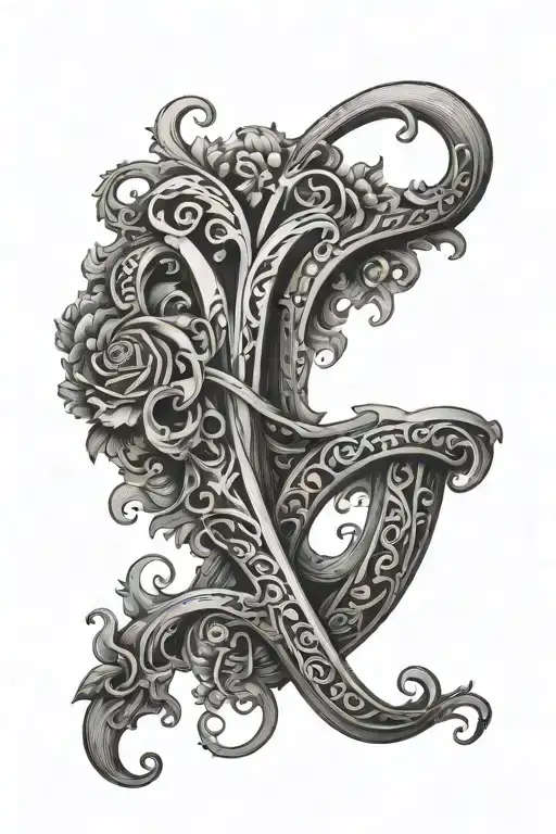 A Name Myles Designed To Look Like Love