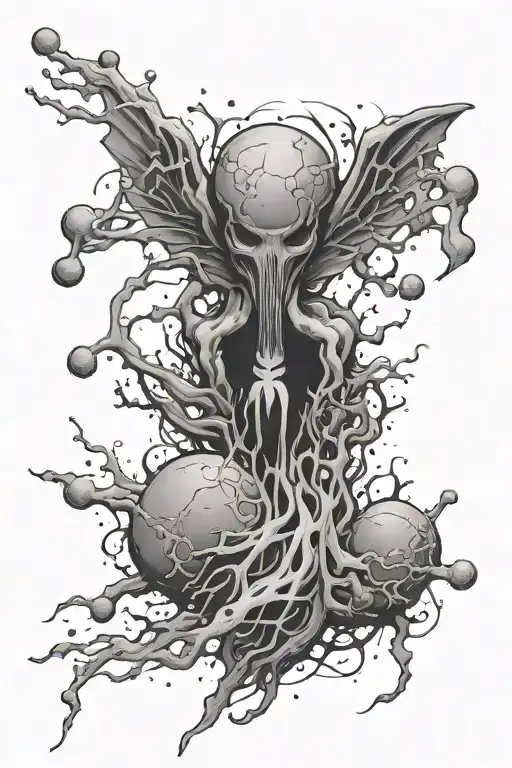 Cancer Cells Dying Under God Figure