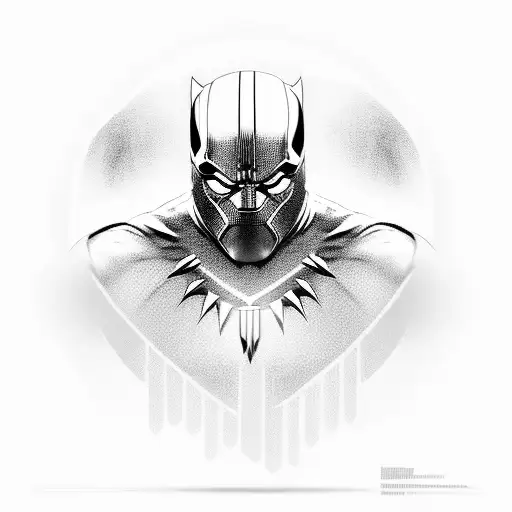 Morior Invictus Text With Black Panther