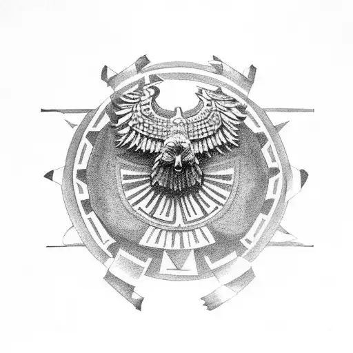 Mexico Eagle Aztecs Warrior