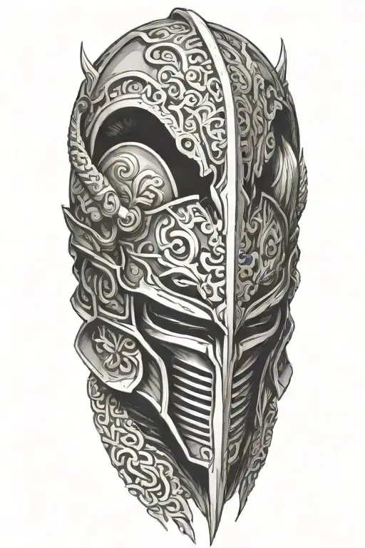 Yoshimitsu Helmet With Sword