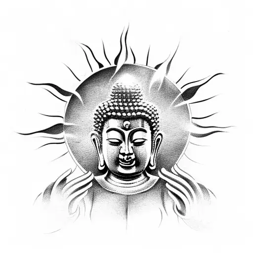 Buddha With Sun Wukong In His Palm