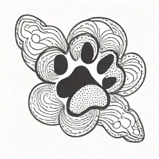 Dog Paw Print