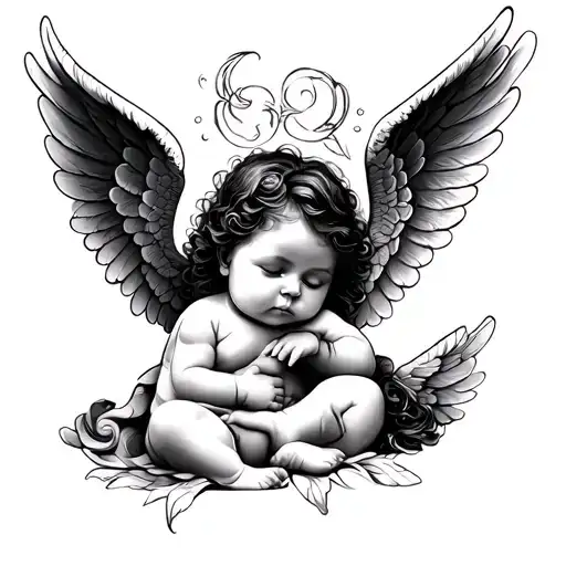 Baby Angels 2D Outline