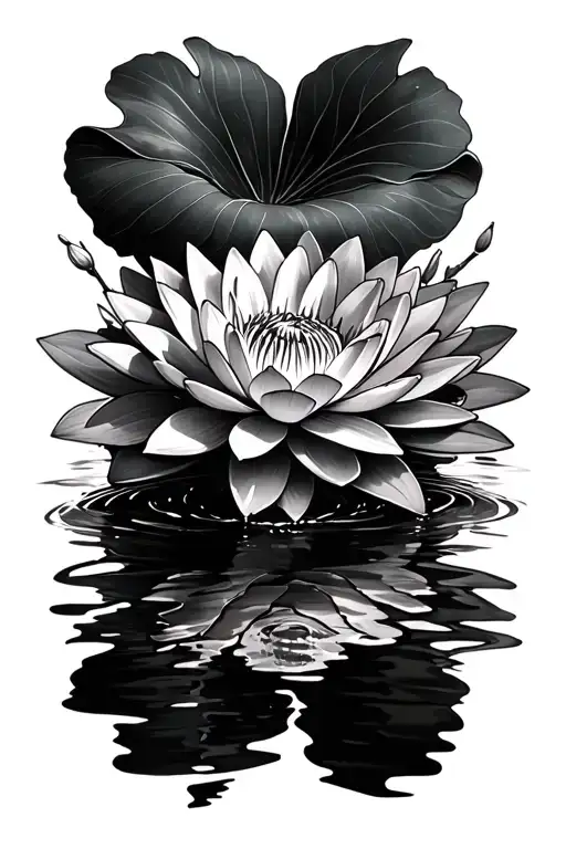 Tiger Water Lily Flower