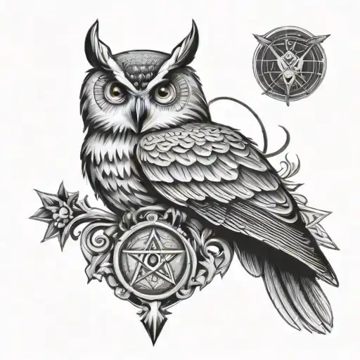 Owl Masonic