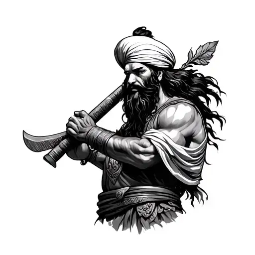 Pround Sikh Warrior