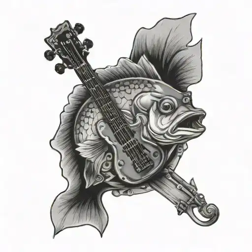 Bass Fish That Is Also A Gitar