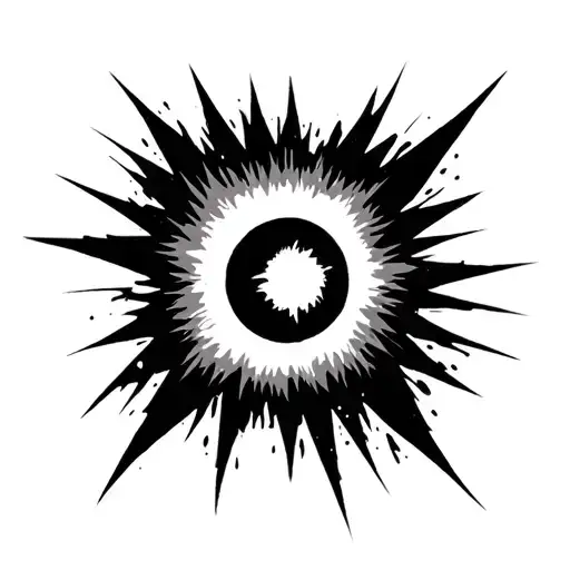 A Starry Background With A Open Spot In The Middle