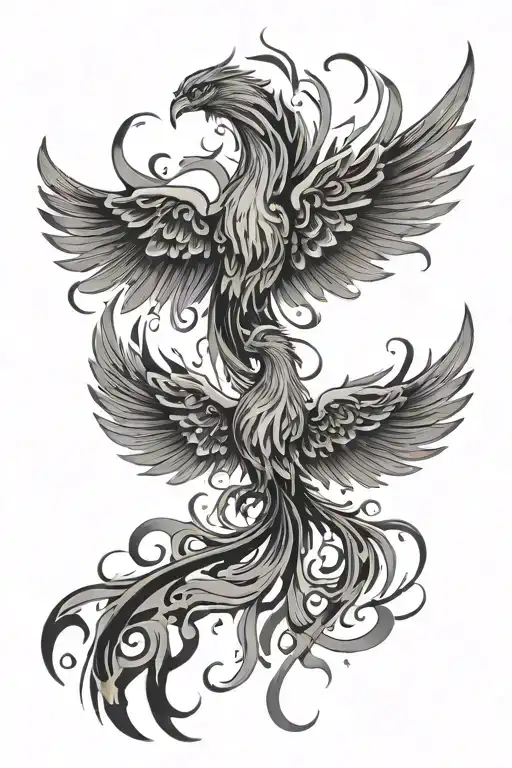 Phoenix Blood Dripping