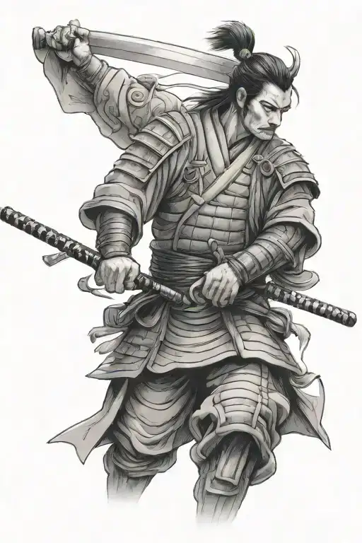 Samurai With Sword