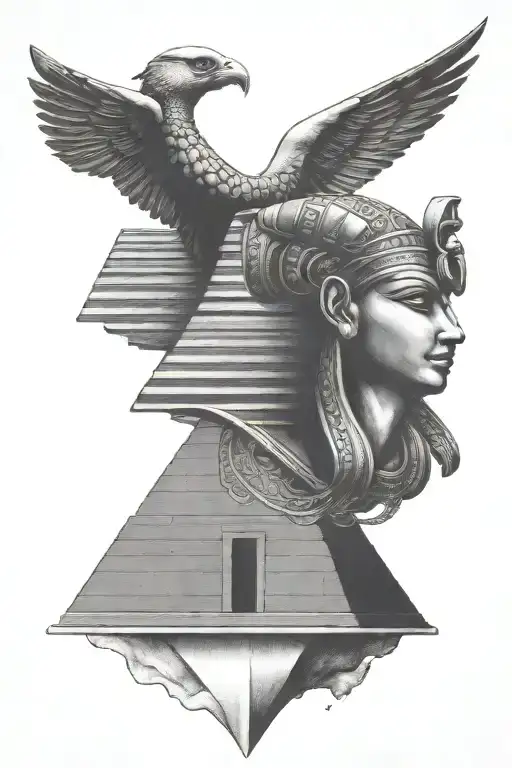Egypt Pyramid Pharao Crown