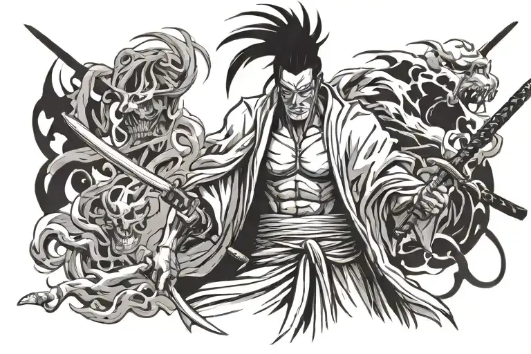 Katana Kenpachi Bleach Character