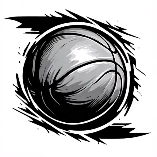 Basketball Creative Fusion Simplistic