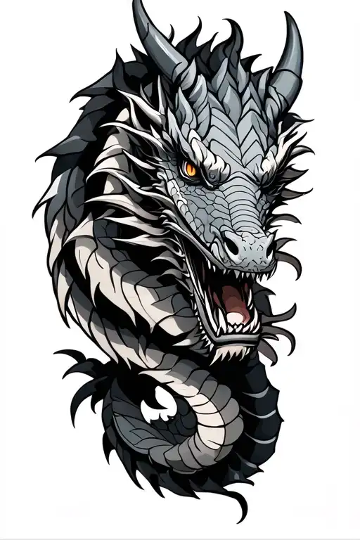 Western Dragon Wrapped