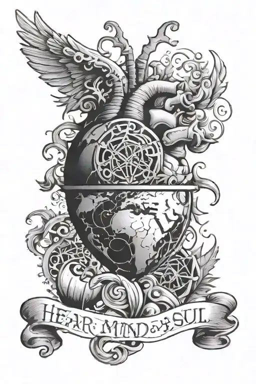 Heart Mind Body Soul Fall Raise Earth Big Bang Life Believe God Faith