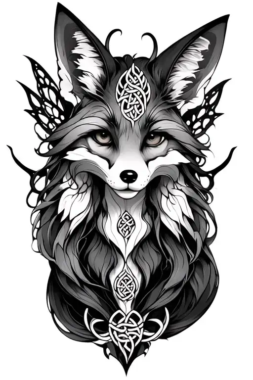 Celtic Fox Fairy Full Body