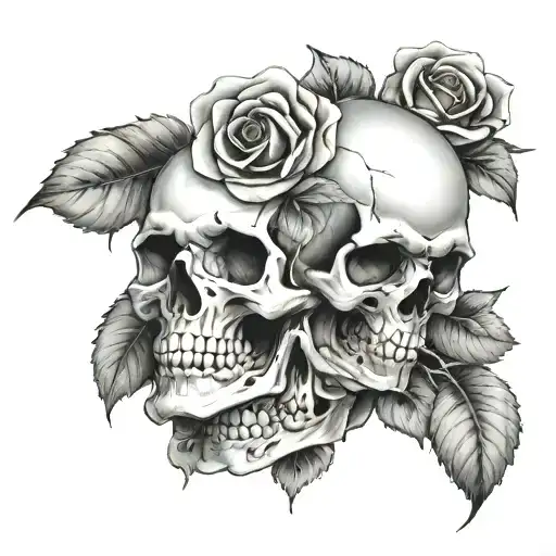 Skull Roses