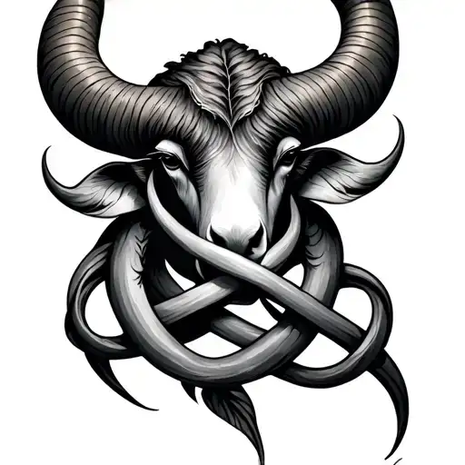 Aries Cancer Zodiac Sign Intertwined