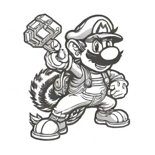 Super Mario Brothers 3 Racoon Mario