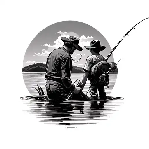 Father Son Fishing
