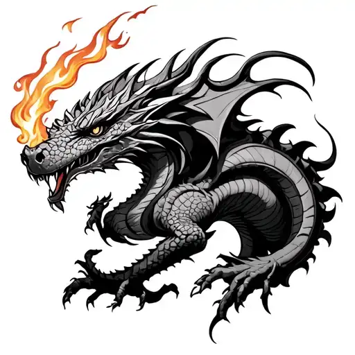 Dragon Breathing Fire