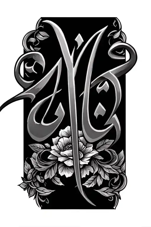 Name Tattoo Sleeve Nijeriah