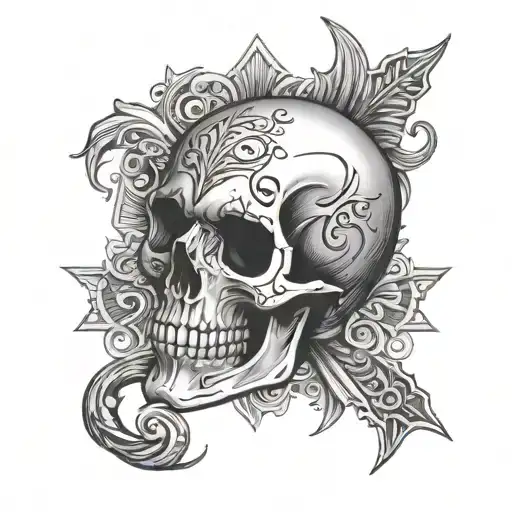 Skull And The Word Death