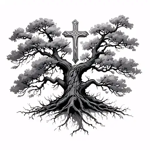Poisen Tree And Cross
