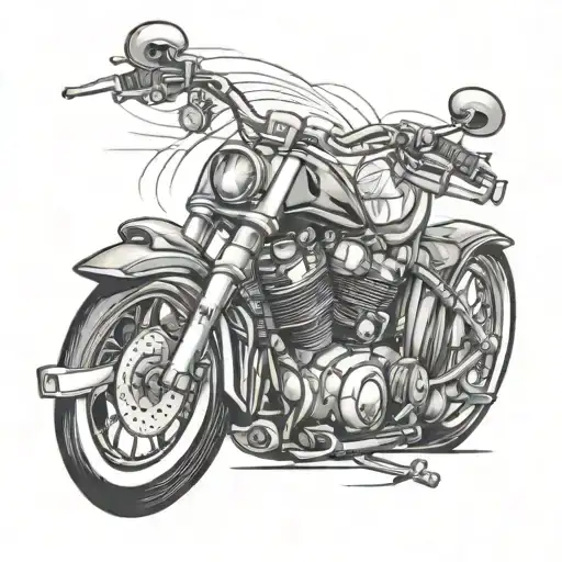 Motorcycle Chopper Freedom Road