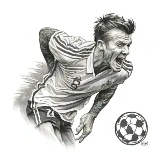 David Beckham Free Kick V Greece