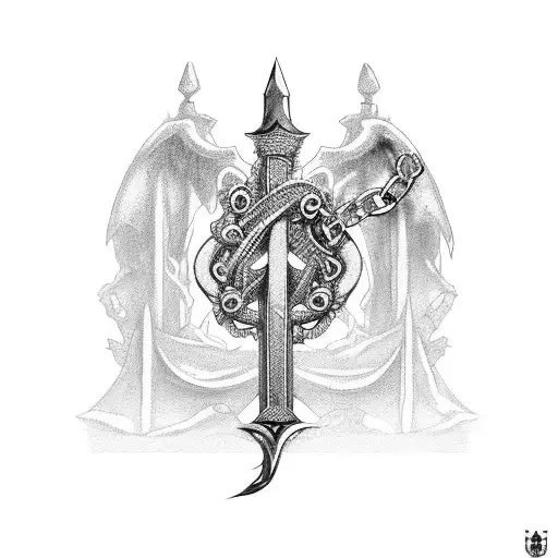 Mythical Sword And Chain