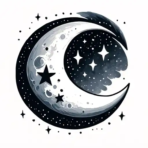 Star Moon Dream Simple