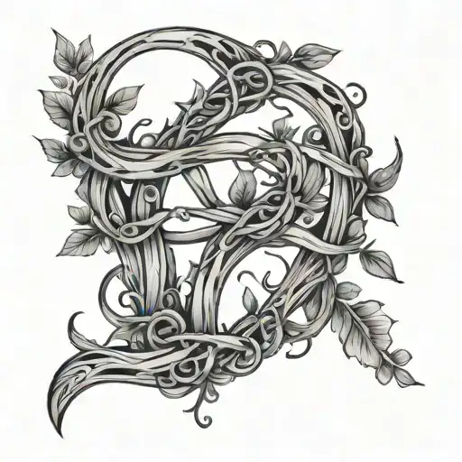 Branch With The Infinity Symbol That Symbolizes The Children