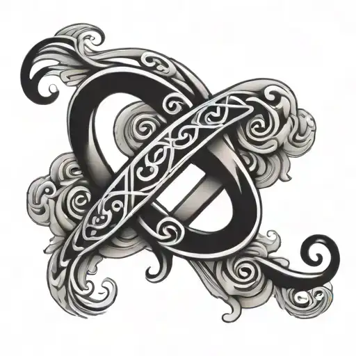 Infinity Symbol With The Name Doreen Mcclendon And Hearts