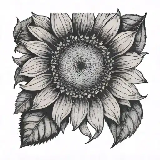 Wild Daisy And Sunflower