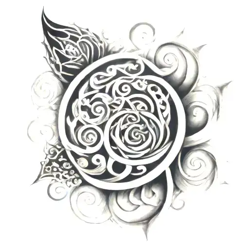 Daughter Born In November 9 Spirals Intersecting