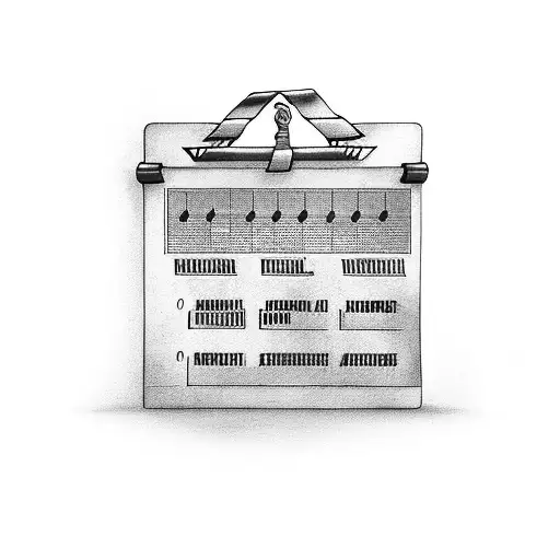 A Clapperboard With Music Notes Instead Of Scene Details