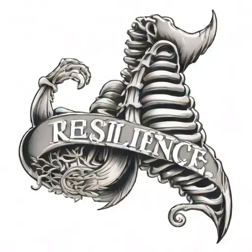 Rib Cage Tattoo That Says Resilience And Decorated